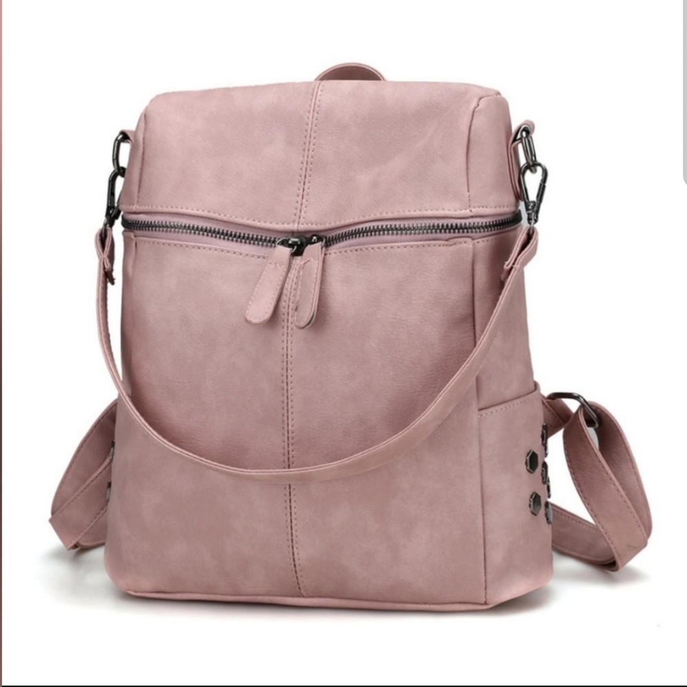 Vegan Leather Backpack